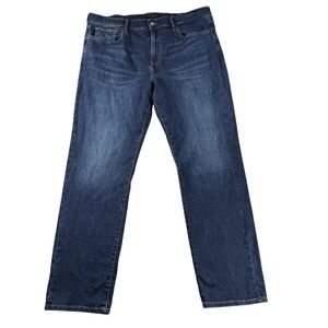 Lucky Brand Jeans Mens 40x32 Blue 221 Straight Leg Dark Wash Stretch Casual